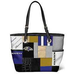 Baltimore Ravens For the Love of the Game Fashion Tote Bag