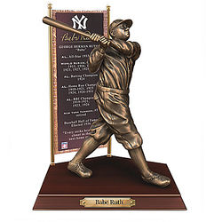 Babe Ruth New York Yankees Cold Cast Bronze Sculpture