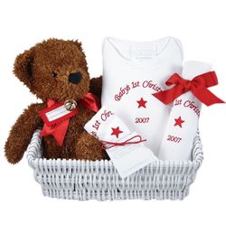 Baby's First Christmas Gift Basket
