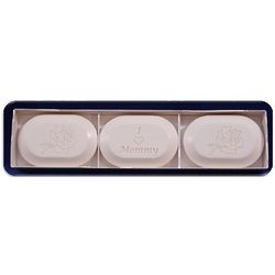 Mother's Day Trio of Personalized Carved Soap Gift Set