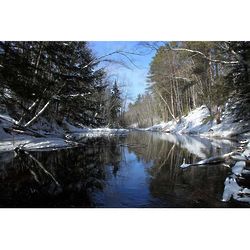 Winter on Plum Creek Landscape Photographic Print