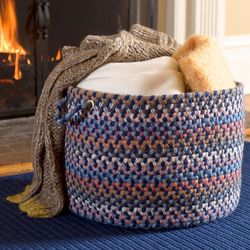 Blue Ridge Wool Braided Basket