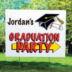 Graduation Party Yard Sign