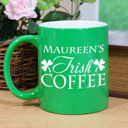 Personalized My Irish Coffee Two-Tone Mug