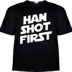 Han Shot First Star Wars T-Shirt