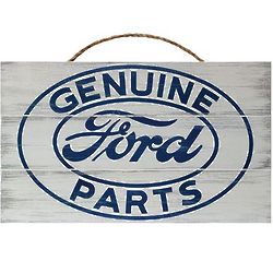 Genuine Ford Parts Wood Sign