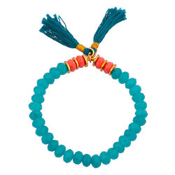 Shashi Joe Stretch Bracelet in Turquoise