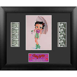 Betty Boop Raincoat Framed Film Cell Collage