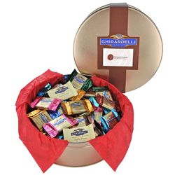 Tin of 100 Assorted Chocolate Squares