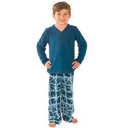 Snowflake Fleece Pajamas for Boys