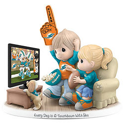 Every Day is a Touchdown with You Miami Dolphins Figurine