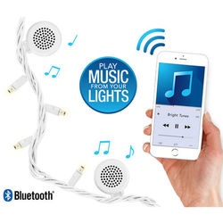 Bright Tunes Decorative String Lights with Bluetooth Speakers