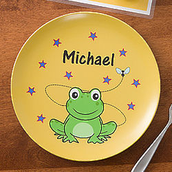 Frog Personalized Kid's Plate