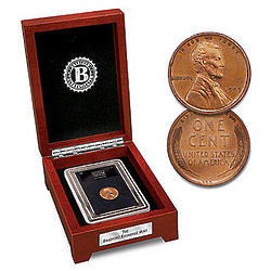 1909 Victor David Brenner Lincoln Penny Coin with Display Box