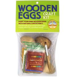 Wooden Eggs Craft Paint Kit