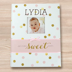 Personalized Sparkle Memory Book for Baby