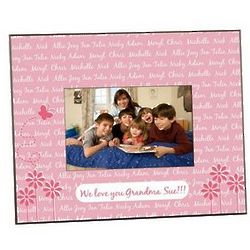Mother's Garden of Love Personalized Picture Frame