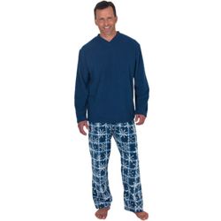 Men's Snowflake Fleece Pajamas