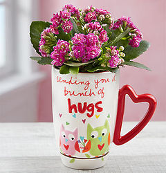 Sending Hugs Mug Kalanchoe Mug