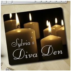 Personalized Candle Diva Den Mousepad