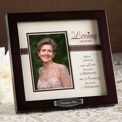 Personalized In Memory of Wedding Frame