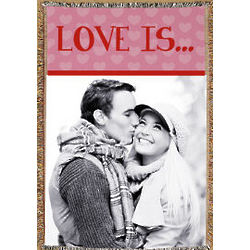 Love Is Photo Tapestry Throw Blanket