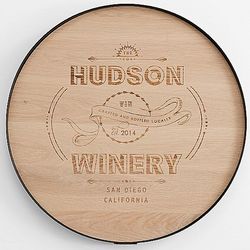 Personalized Modern Collection Wine Cellar Sign