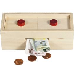Button Money Trick Puzzle Box