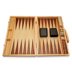 Personalized Monogram Wooden Backgammon Set