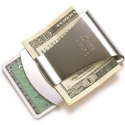 Personalized Smart Money Clip and Credit Card Holder