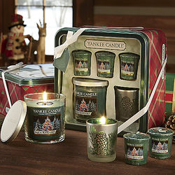 Yankee Candle Magical Frosted Forest Holiday Tin Gift Set