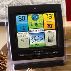 3-in-1 Weather Center with Color Display