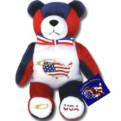 God Bless America Teddy Bear