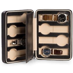Eight Watch Leather Travel Case