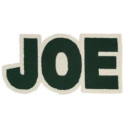 Joe Hooked Name Rug