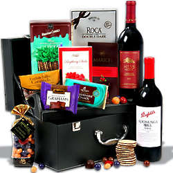 Indulgence New Year Wine Gift Basket