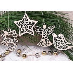 Holiday Wood Ornaments