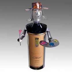Artist Wine Bottle Caddy