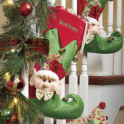 Personalized Elf Stocking