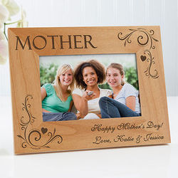 Personalized Loving Hearts Picture Frame for Her