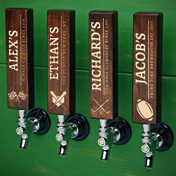 Sports Favorites Personalized Wood Tap Handle