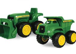 2 John Deere Sandbox Vehicle Toys
