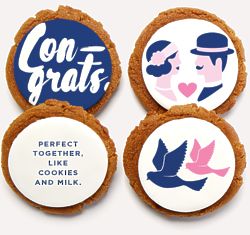 Perfect Together Congratulations Wedding Cookies