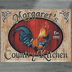Personalized Country Kitchen Cutting Board