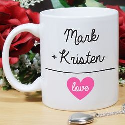 Couple's Personalized Romantic Mug
