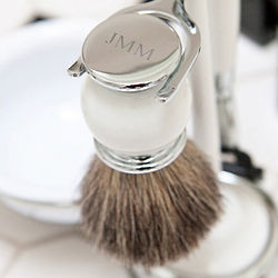 Engraved Heritage Badger Shaving Brush