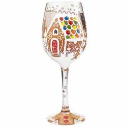 Gingerbread Wonderland Wine Glass