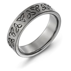 Men's Titanium Trinity Promise Ring