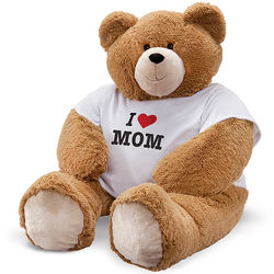 Big Hunka Love I Heart Mom T-Shirt Teddy Bear