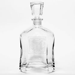 Personalized Glass Capitol Liquor Decanter